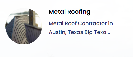 metal roofing card