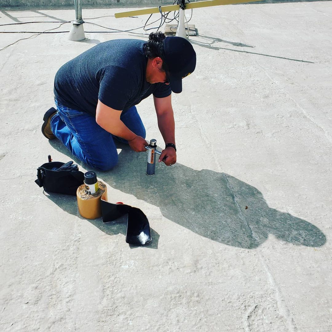 Big Texas Roofing crews at work photo