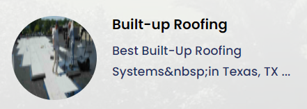 built up roofing card