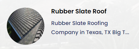 rubber slate roof card